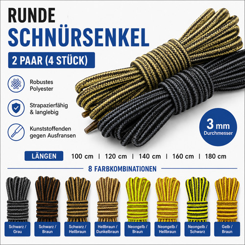 Paar outdoor schnürsenkel - 2,